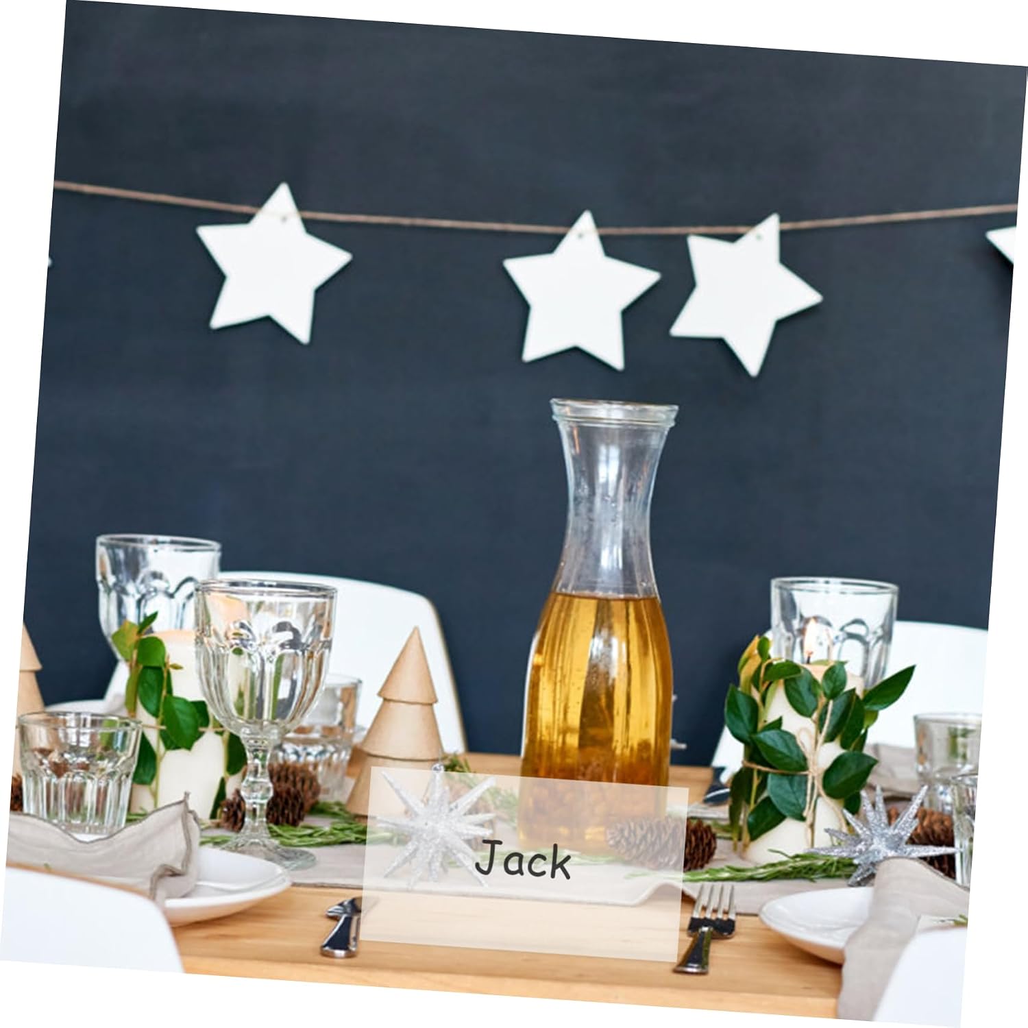 Hemobllo 60pcs Acrylic Name Cards Blank Wedding Place Cards for Guests Table Signs for Parties and Events Elegant Table Setting Decor