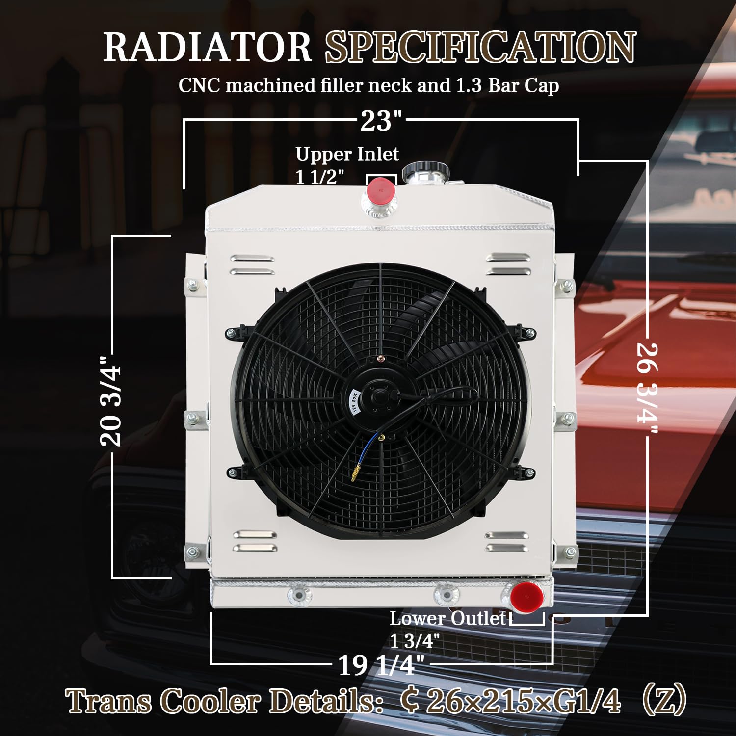 Performance Radiator Aluminum Radiator For 1947-1954 Chevy Truck - High ...