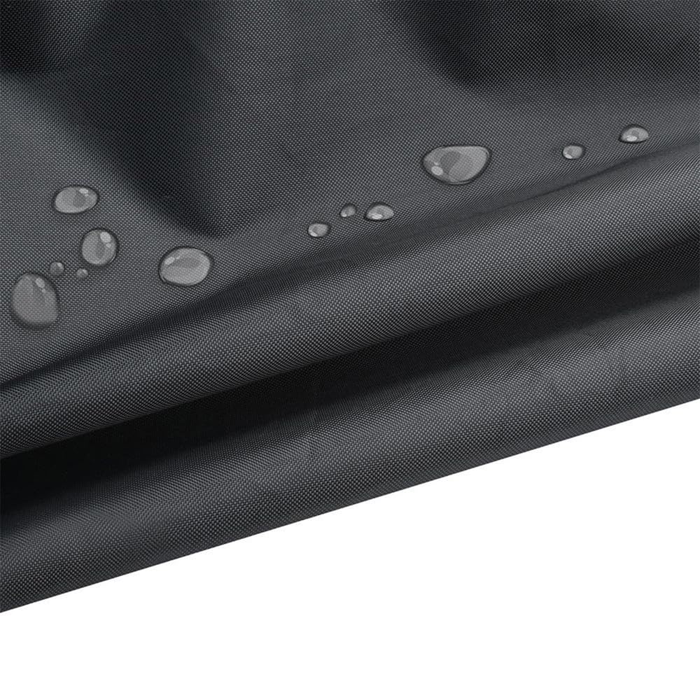Sarini Protect Your Billiard Table with Black Pool Table Cover,225x116x82cm，Waterproof Dustproof Fabric Fabric