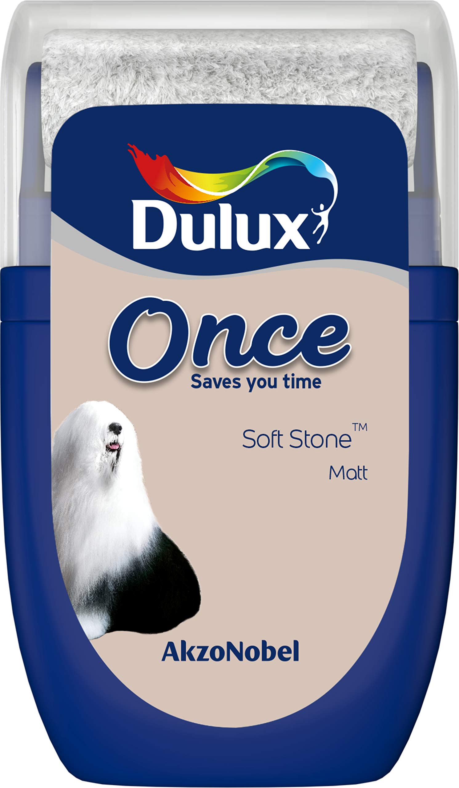 Dulux Once Tester Paint - Soft Stone - 30ML