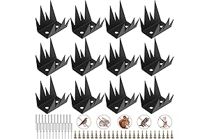 12 Pcs Fence Spikes for Enhanced Home Security