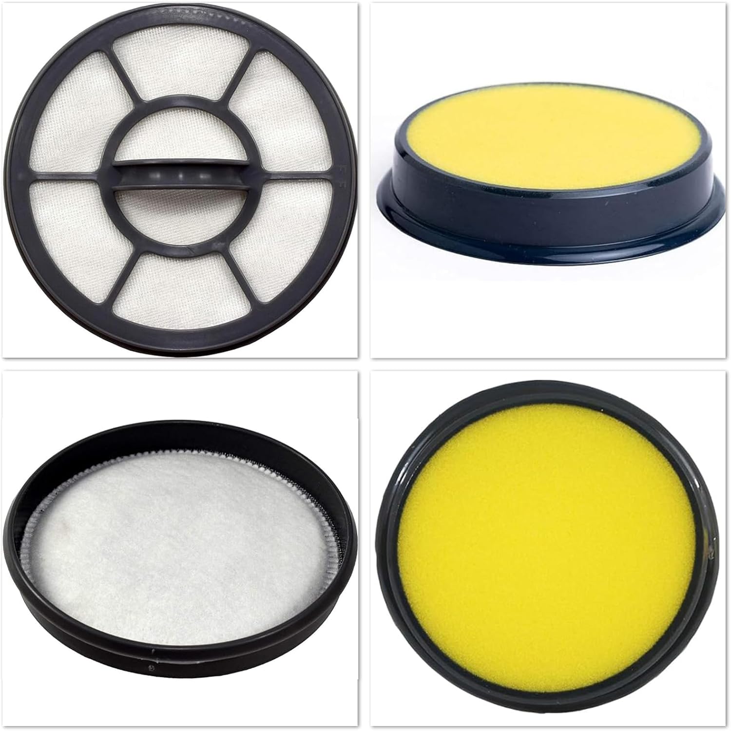 EF-7 &amp; DCF-25フィルター 4個パック Eureka Airspeed Vacuum Model AS3001、A