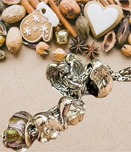 Miniatura 5 de Cute Angel of Love Sterling Silver Charm Bead Pendant Jewellery Amor Cupid Female Fairy Goddess fits pandora