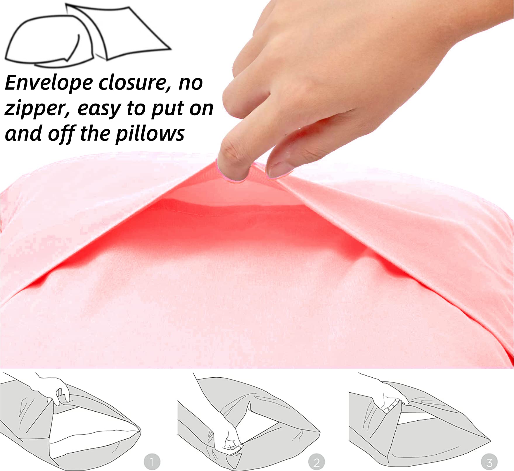 Federa Bambino 100% Cotone 40x60 Cm - 2 Pezzi Ipoallergeniche Per Lettino, Morbide E Traspiranti - Foto 3