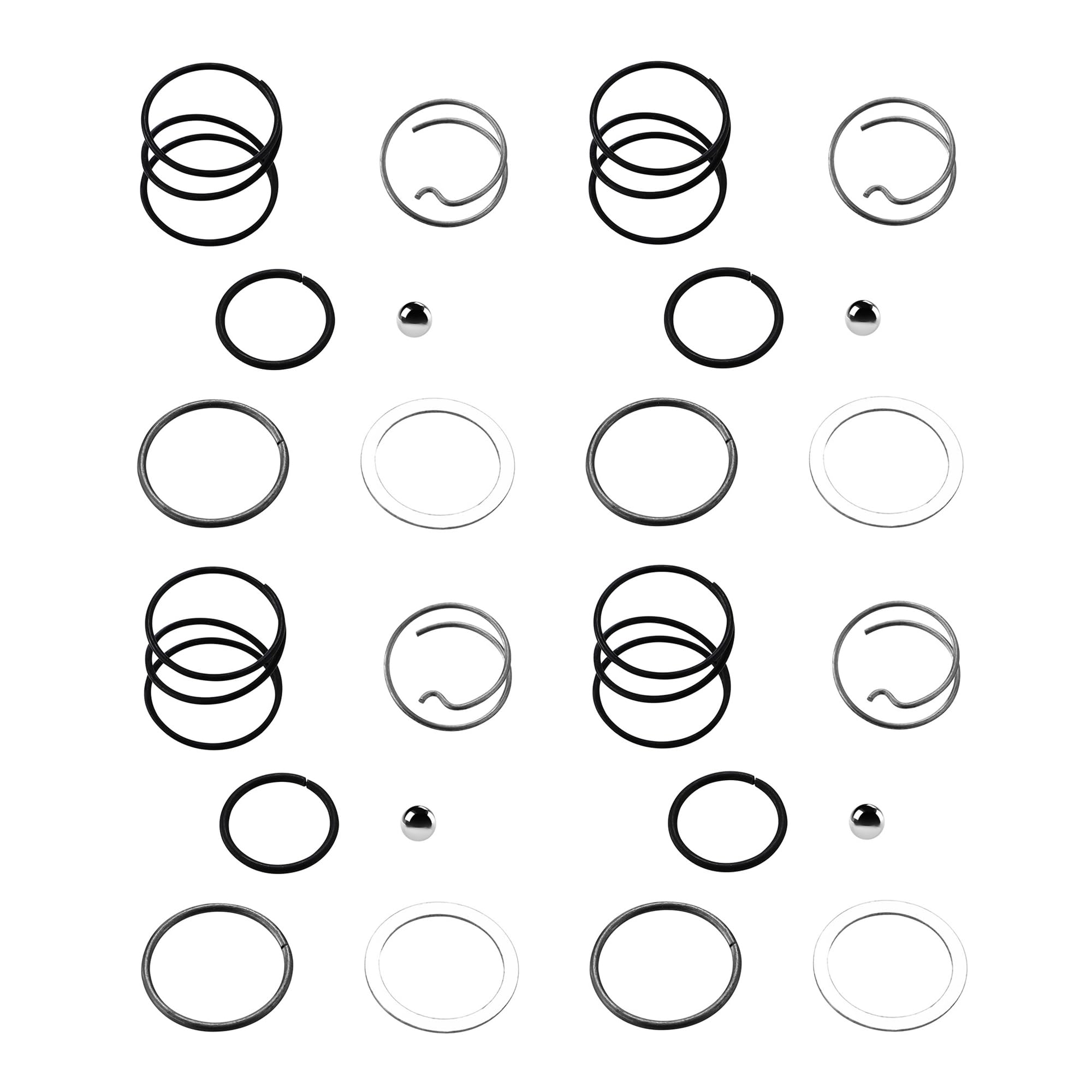 4-Pack N078434 N089668 Impact Driver Spring Kit with Steel Ball for DEWALT DCF885, DCF886, and DCF805 Series Impact Driver, Replacement Parts for