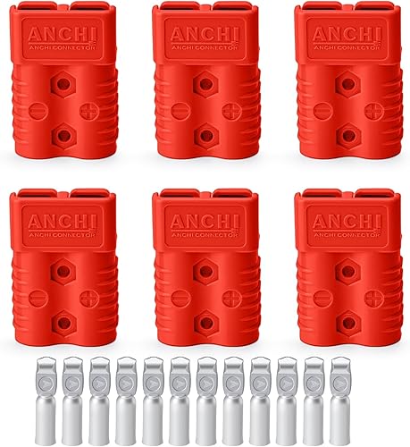 Miniatura 7 de ANCHImsr kit de conector de desconexión rápida de 175 amperios para cable de puente en sistema de tracción cabrestante de recuperación (4PCS 10 AWG)