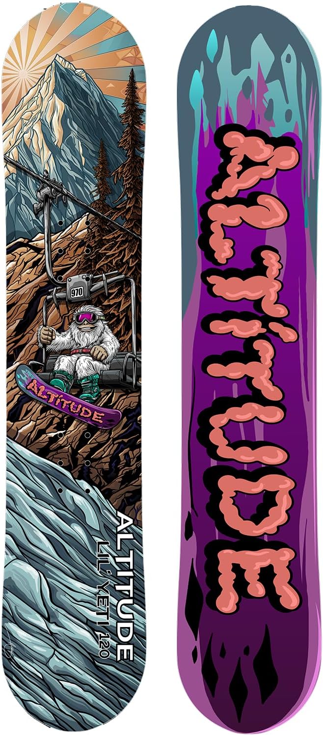 Toddler Kids Altitude Lil' YETI (Traditional Rocker) Snowboard 70CM, 80CM, 90CM,100CM, 110CM