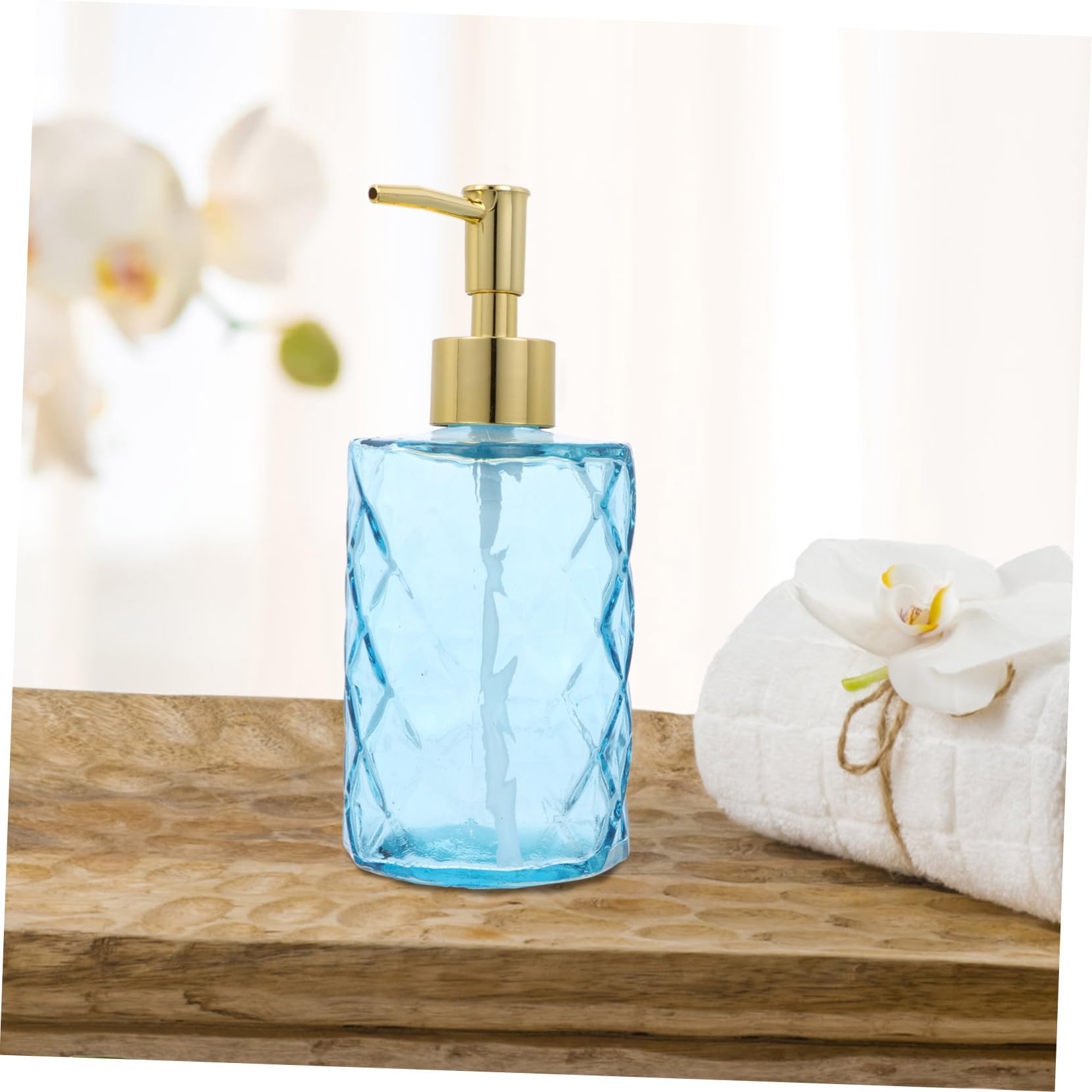 Mobestech 3 Stück Spenderflaschen aus Glas Nachfüllbar und Tragbar für Shampoo und Sonnencreme für Reisen und Sport