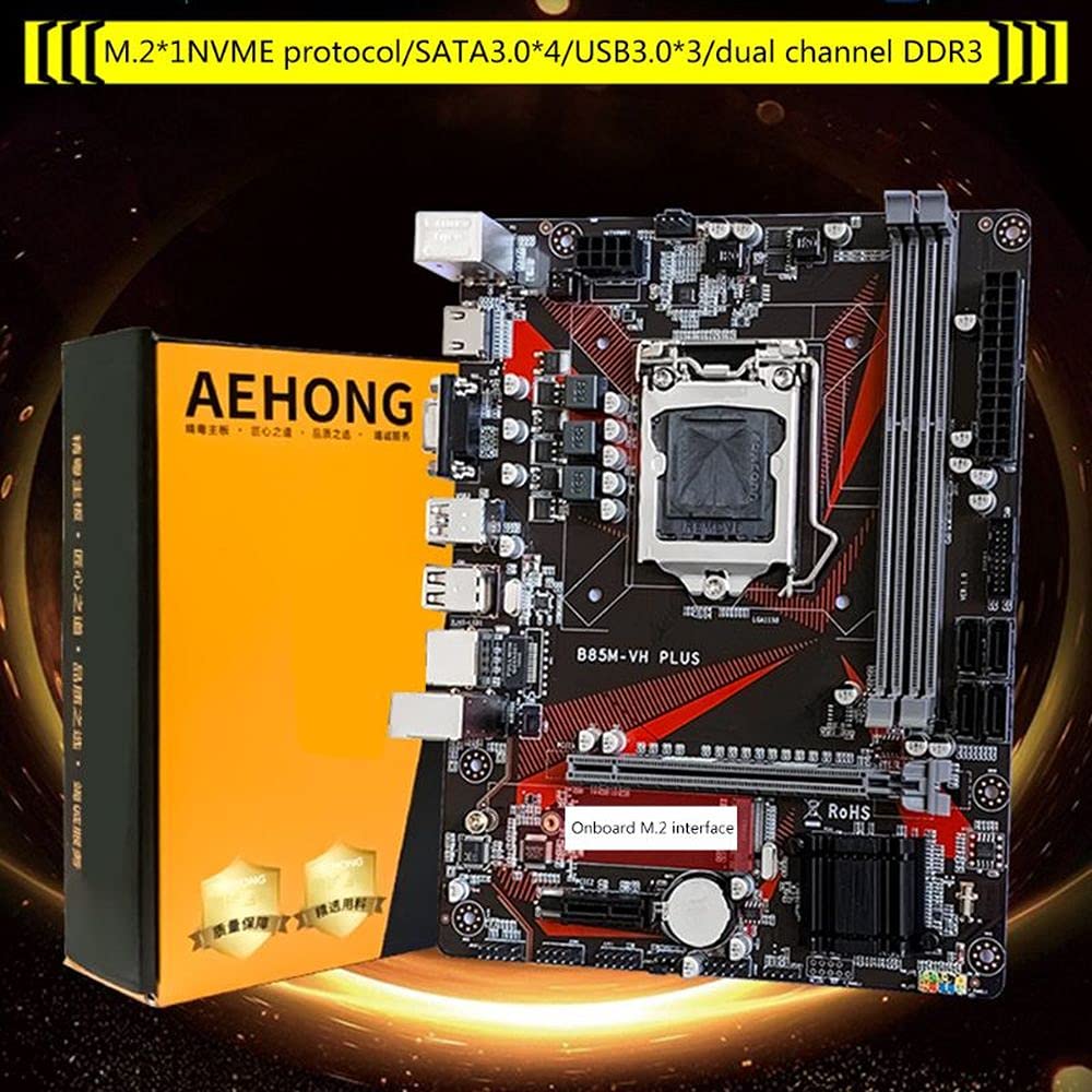 Upgrade B85M-VH komputer stacjonarny płyta główna M.2 LGA 1150 USB 16G DDR3 płyta główna