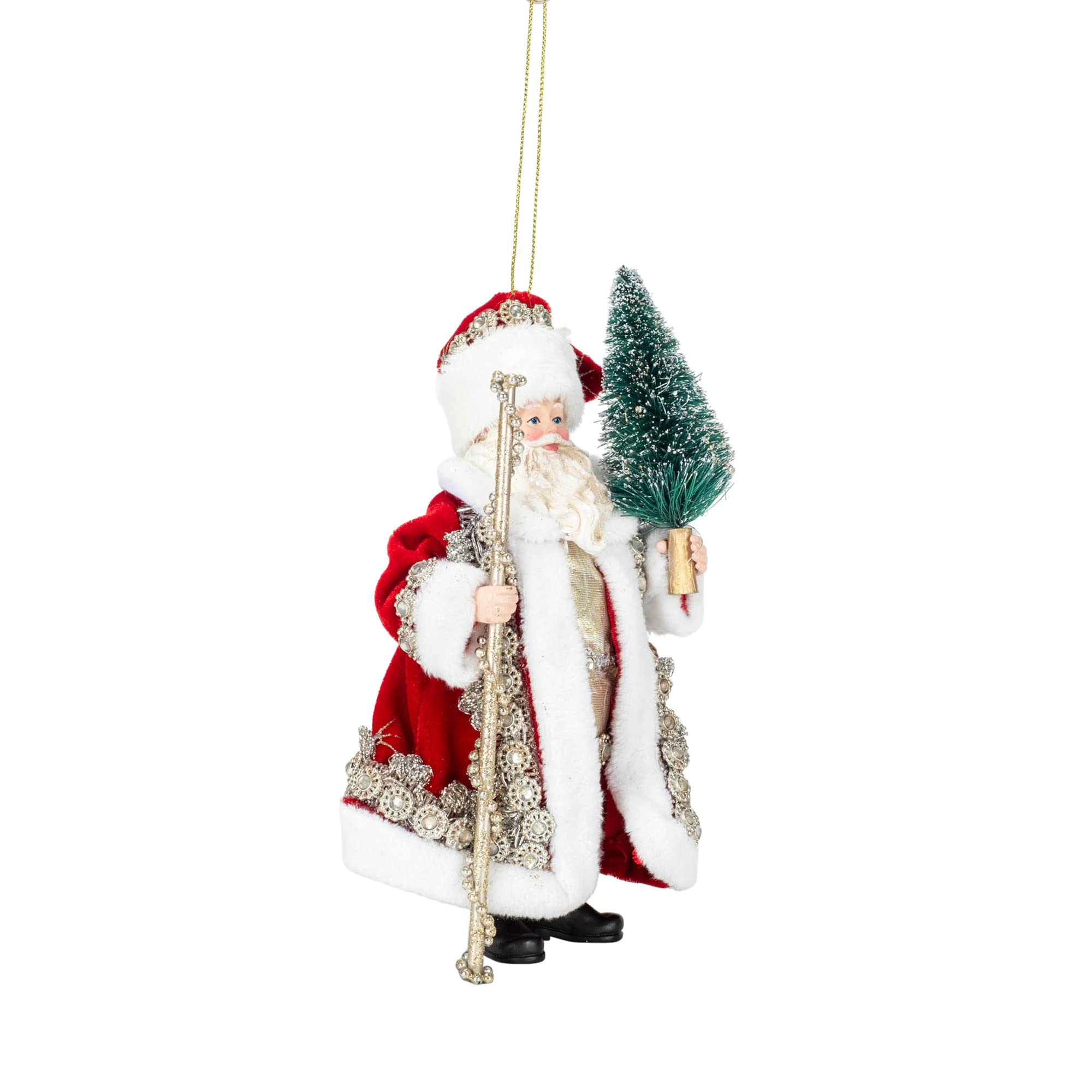 6,5 pollici Fabriché™ Regal Red Santa con il