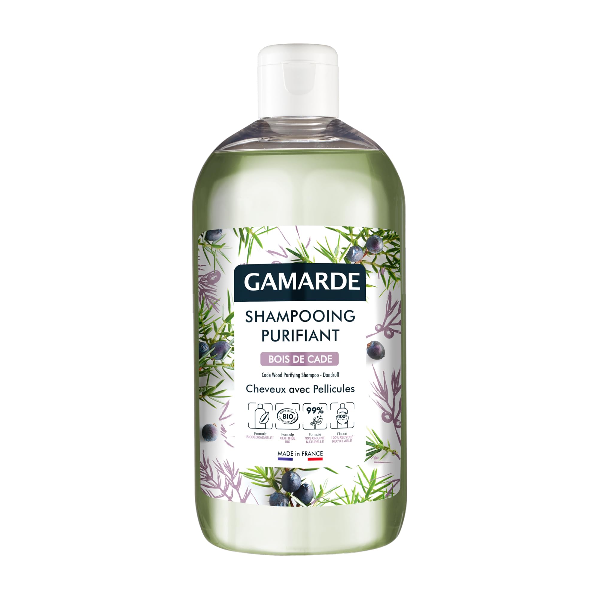 Gamarde Wacholder-Shampoo Schuppen 500 ml BIO