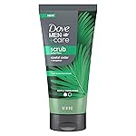 DOVE MEN + CARE Body and Face Scrub Costal Cedar Deeply Exfoliates for Hydrated & Nourished Skin 100% Gentle Cleanser, No Sulfate Cleansers or Parabens, 98% Biodegradable Formula 9 oz