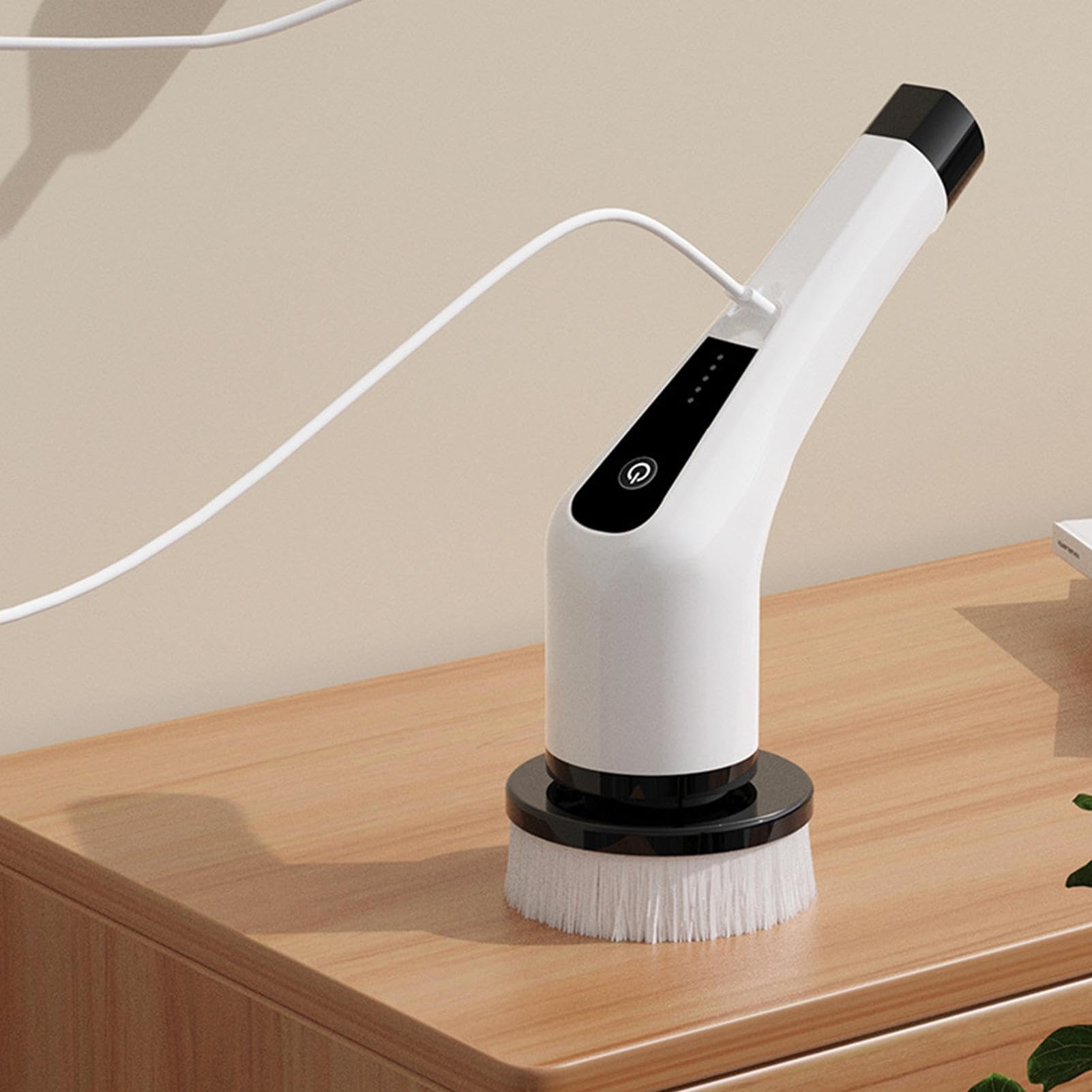 Cepillo Eléctrico de Limpieza de Baño 2500 mAh Limpiador sin cables | Limpieza con Cepillo Fregador Eléctrico 2 Velocidades Ajustables Parrilla, Juntas, Fregadero