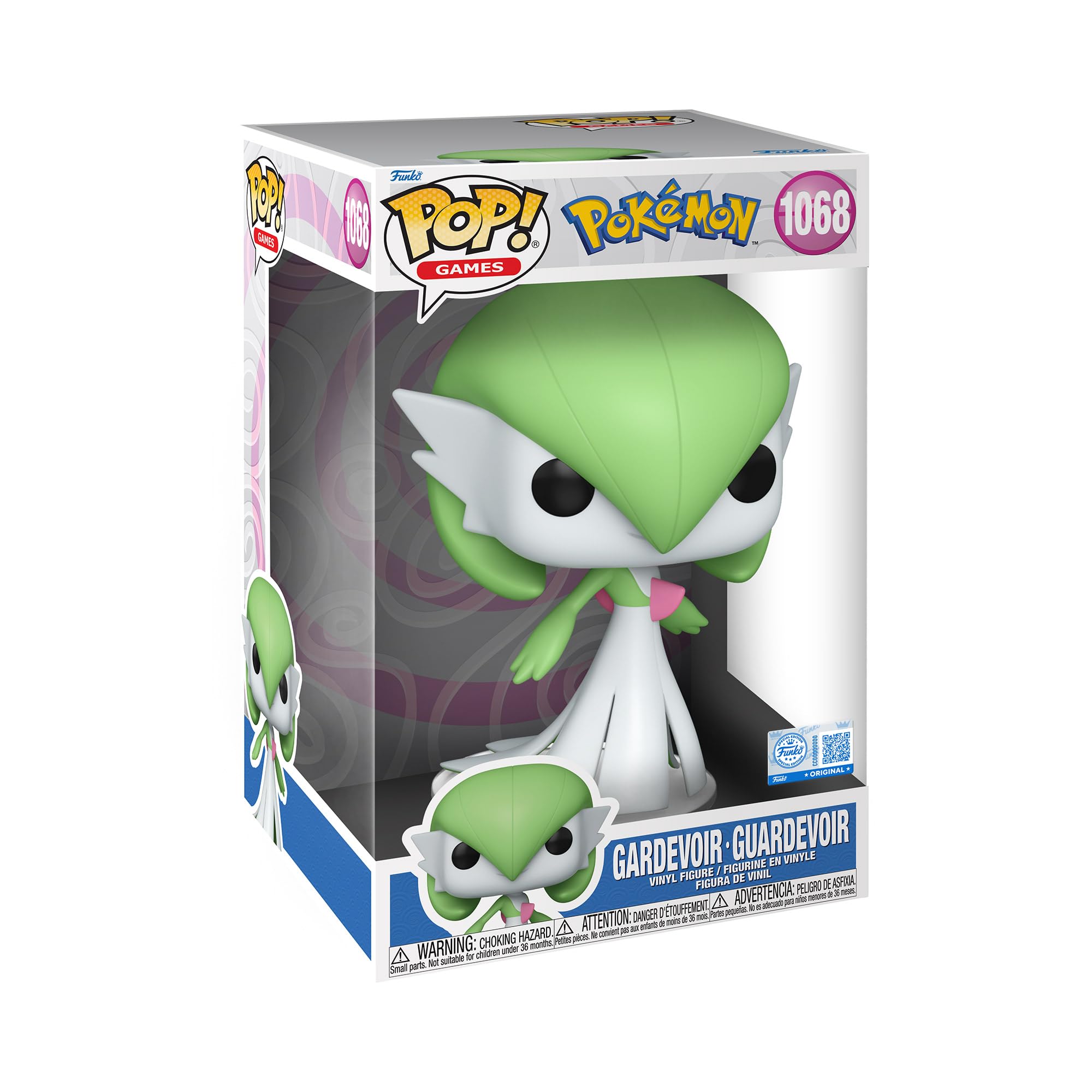 Funko Pop! Jumbo: Pokemon - Gardevoir - Figurka kolekcjonerska winylowa - pomysł na prezent - Oficjalny towar - Zabawki dla dzieci i dorosłych - Gry wideo Fani - Figurka kolekcjonerska