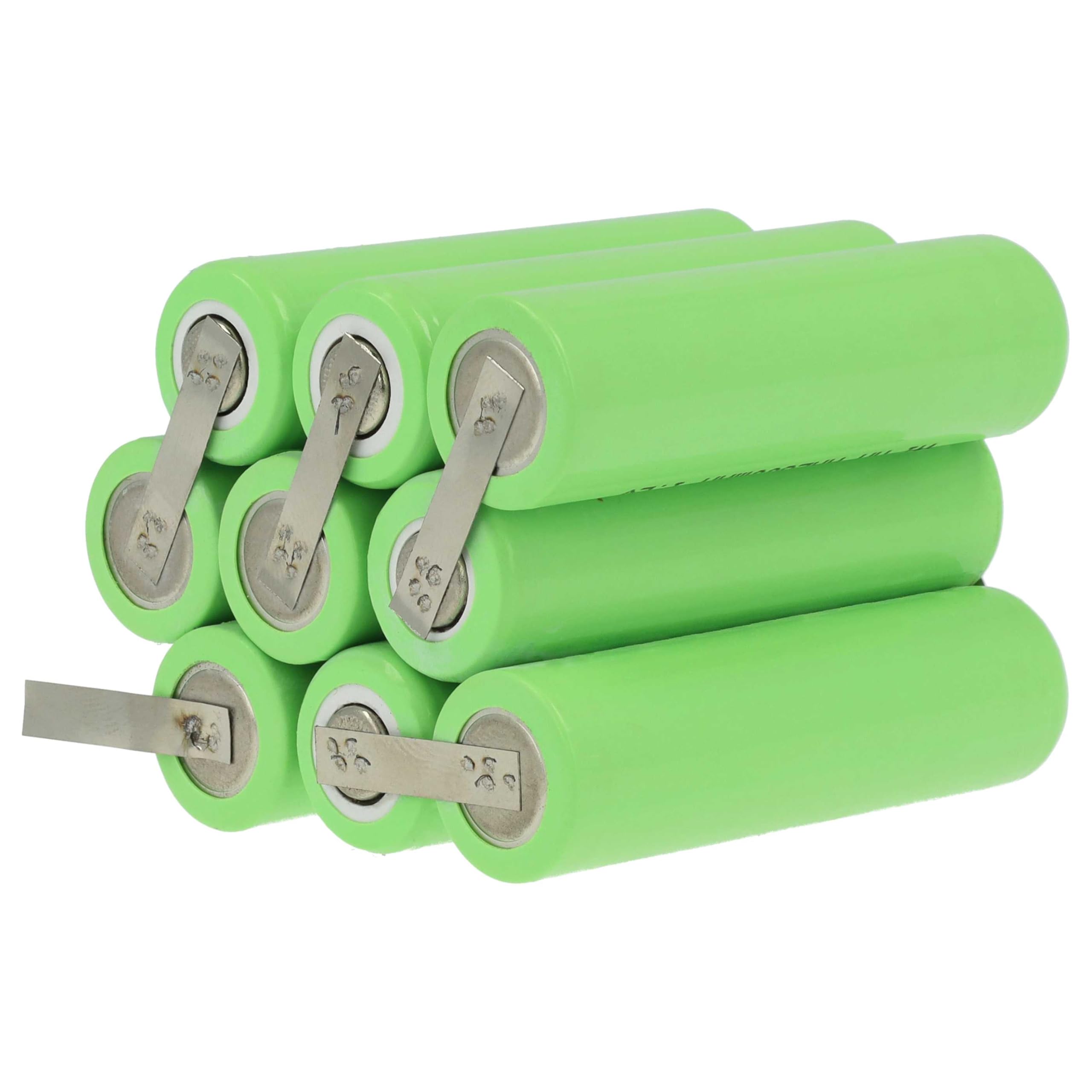 vhbw Akku Ersatz für 27AZ07BH, 3SD B01 WW, 833297 für Dachfensterrollladen (2300mAh, 10,8V, NiMH)