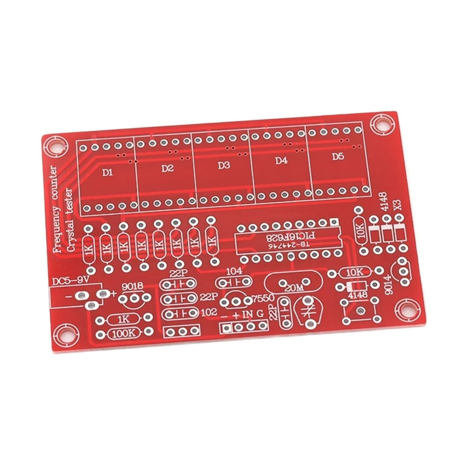 ChuFort Frequenzmesser, 1 Hz - 50 MHz, Kristalltester, 5-stellige digitale
