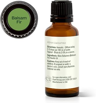 Plant Therapy Balsam Fir Essential Oil 30 mL (1 oz) 100% Pure, Undiluted, Therapeutic Grade