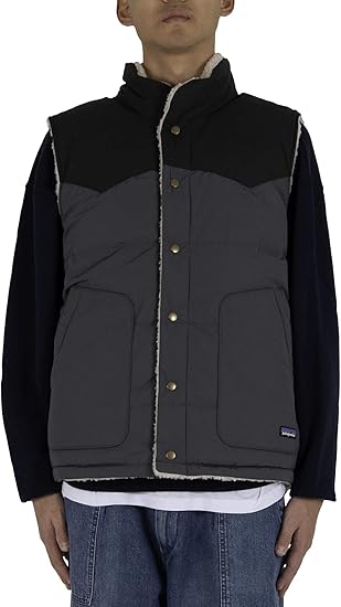 PATAGONIA M's Reversible Bivy Down Vest Męska, Klasyczny Tan, S