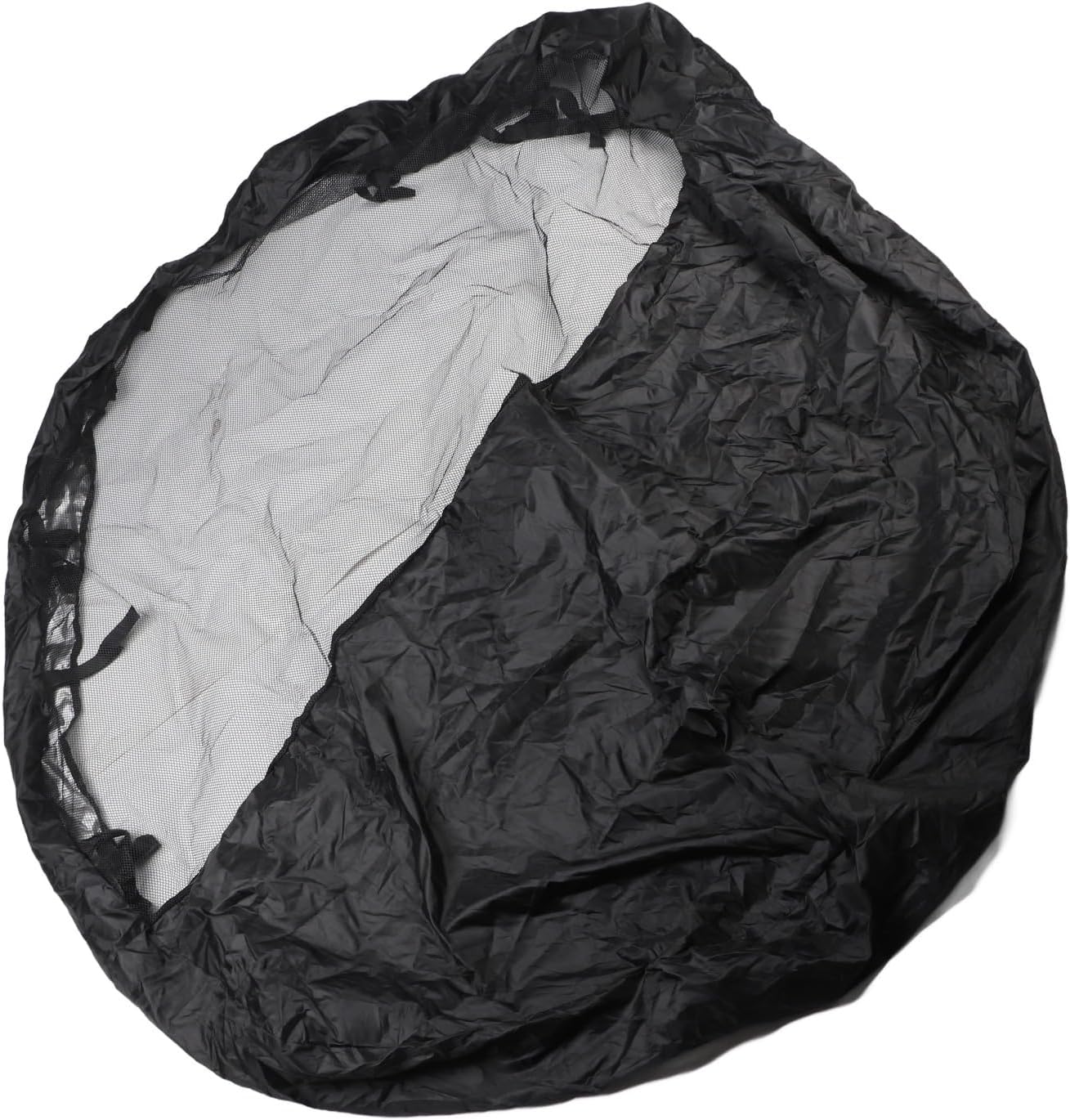 8 Panel Rectangle Dog Playpen Cover, Mesh Top Cover for Pet Cage Kennel, Breathable Polyester Security Protector with Visual Window for Indoor Outdoor Use