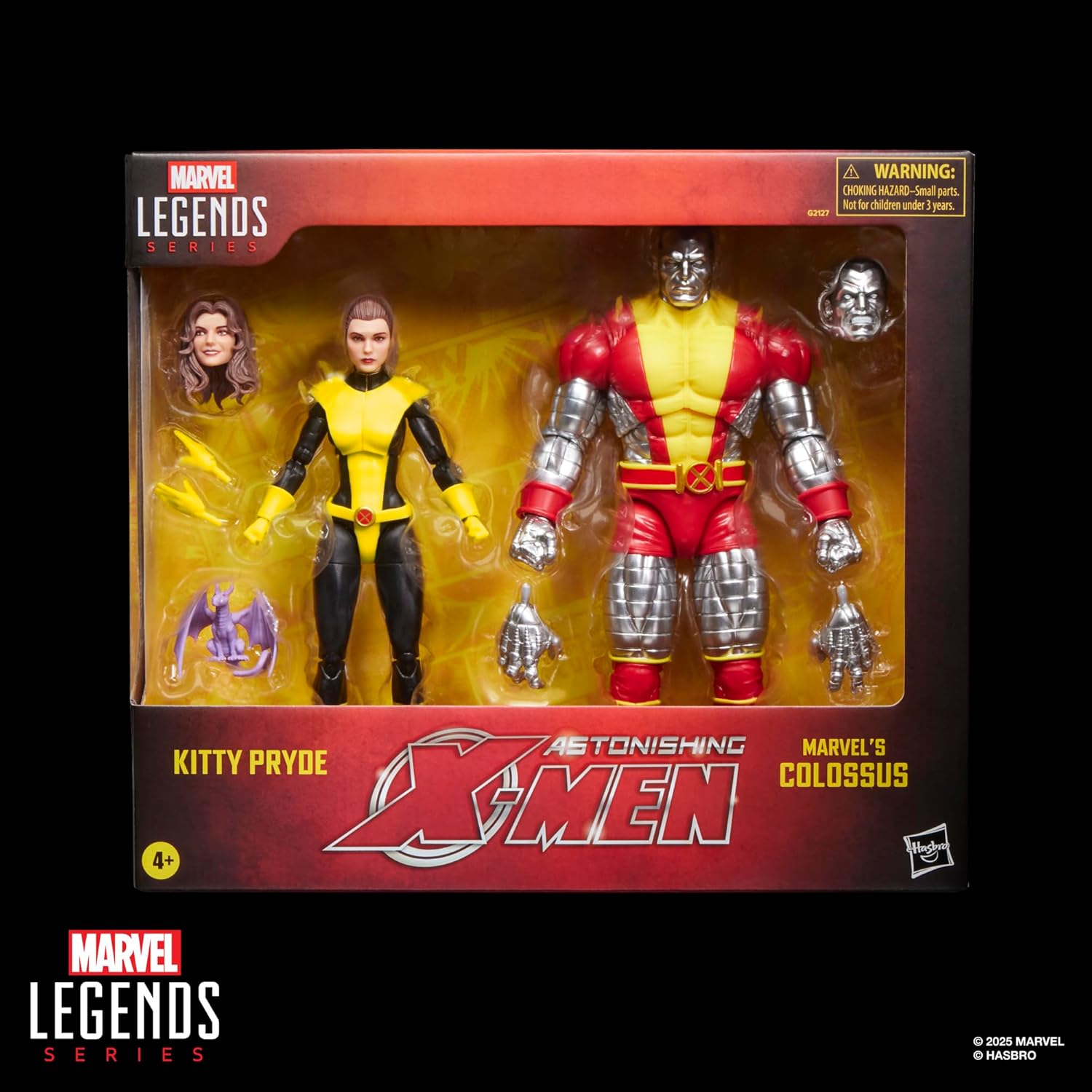 X-Men Marvel Legends Series Kitty Pryde & Marvel’s Colossus Two-Pack, 2 Astonishing Comics-Inspired Collectible 6-Inch Scale Action Figures