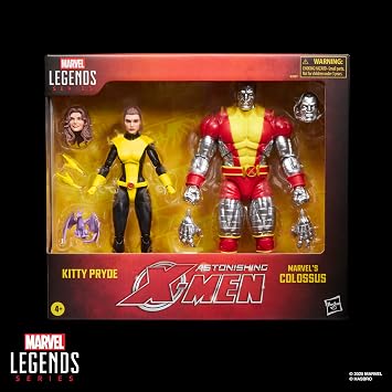 X-Men Marvel Legends Series Kitty Pryde & Marvels Colossus Two-Pack, 2 Astonishing Comics-Inspired Collectible 6-Inch Scale Action Figures