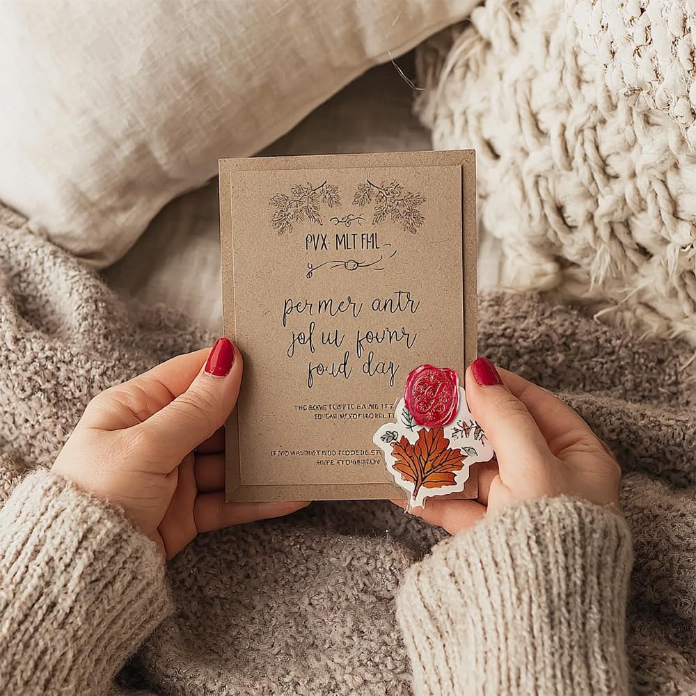 Kit Tampon à Cacheter 30 Pièces Sceau Cire Alphabet 26 Lettres A-Z pour Cartes de Vœux Mariage