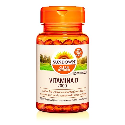 Suplemento Alimentar Sundown Vitamina D 2.000 UI 200 Cápsulas