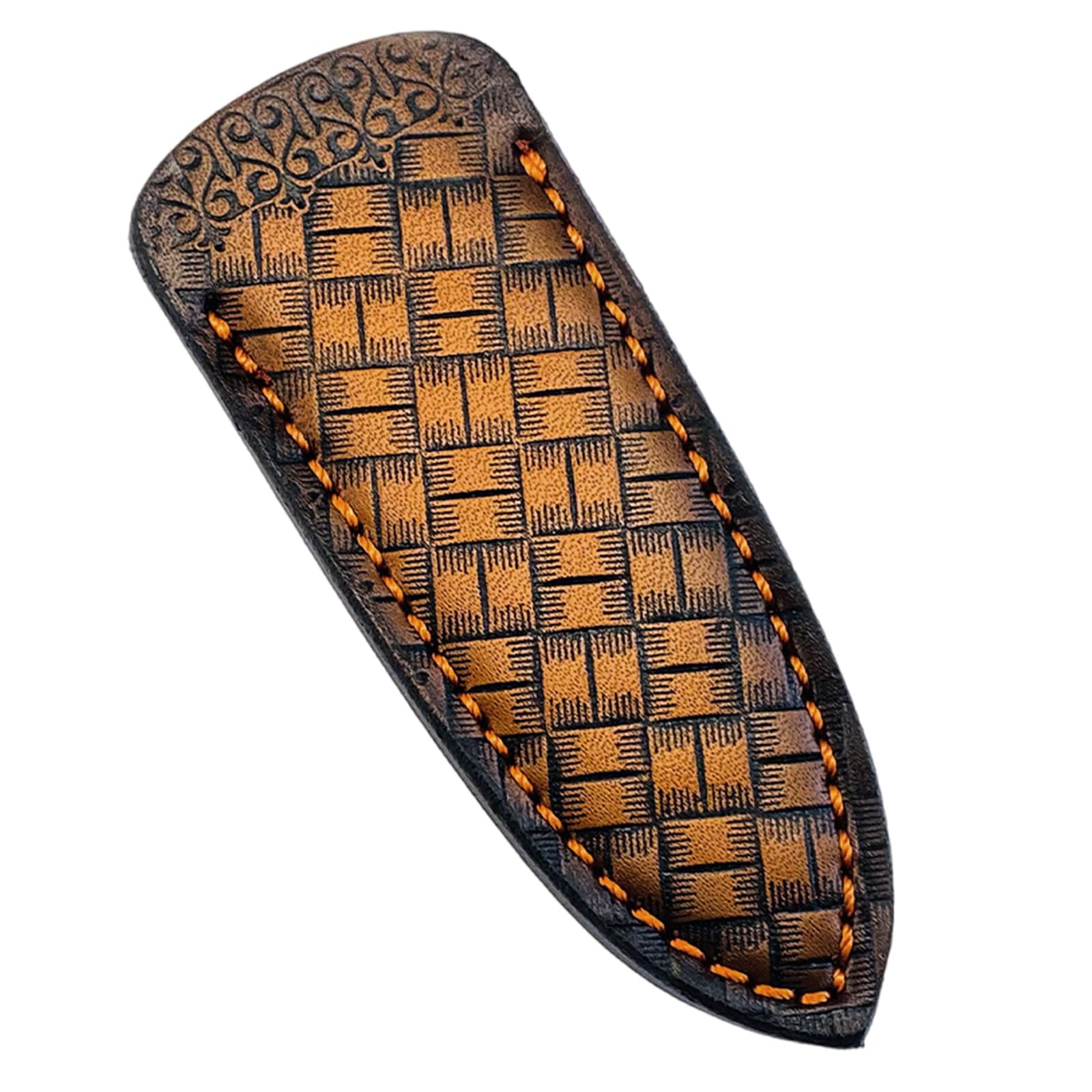 Xinsheinelry Dense Leather Owner for Tisane Cutter Needle Artisanal Excellent Substance Secure Storage Outdoor Tasks Traditional Plan Top Particle Leather Cutter Case