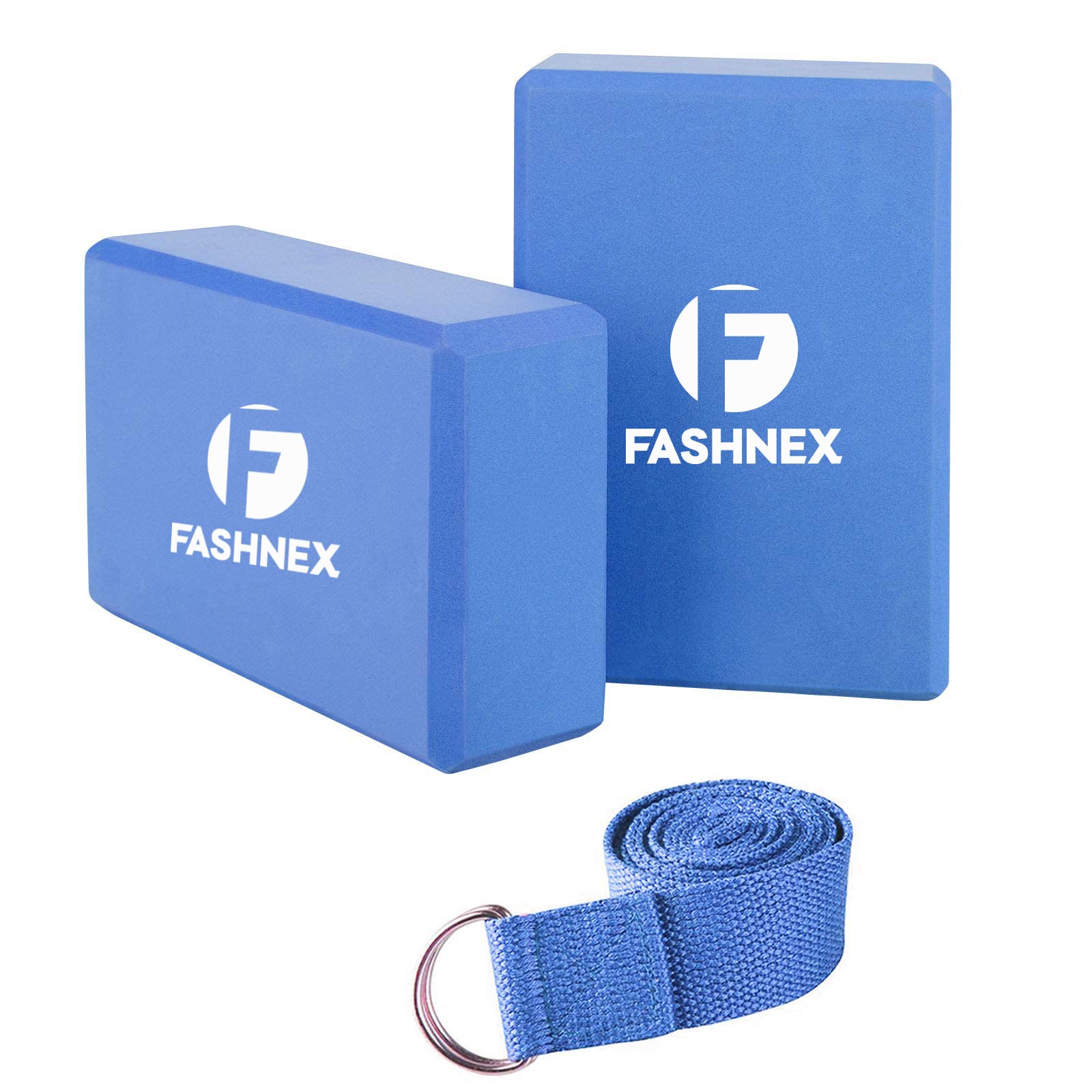 Fashnex Yoga Blocks - High Density EVA Foam Bricks Yoga Foam Exercise Blocks (9 x 6 x 3 inches, Set of 2) (With Yoga Belt) (B0B7G3HVKR) Amazon Price History, Amazon Price Tracker