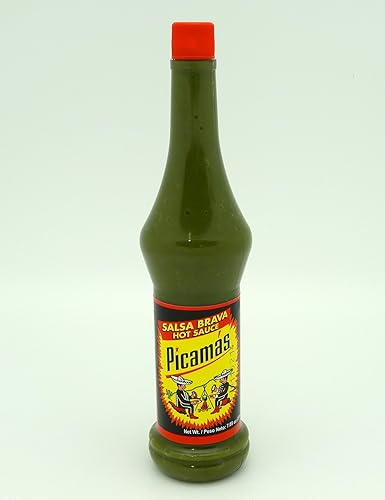 Picamas Salsa picante verde 705 oz - Salsa verde picante paquete de 1