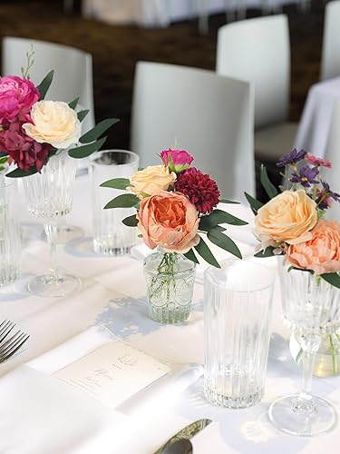 Miniatura 3 de Rinlong 6 centros de mesa de flores surtidos para mesas de boda, centro de mesa, ramos de dama de honor, estante de guardería de bebé, decoración de
