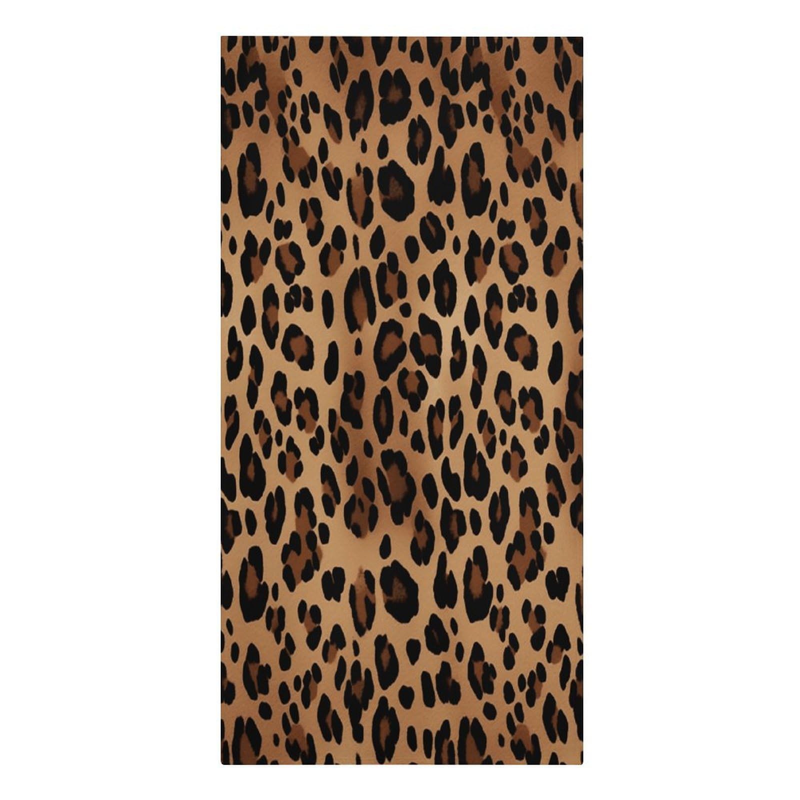 VstaDank Leopard Print Beach Towel Microfiber Oversized Beach Blanket Super Absorbent Soft Pool Bath Towel Sand Free Quick Dry Travel Towels Gifts for Yoga Sports Adults 30" X 61"
