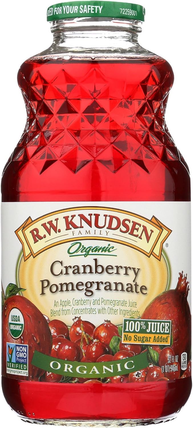 R.w. Knudsen R. w. Knudsen Organic Juice - Cranberry Pomegranate - Case of 6-32 Fl Oz