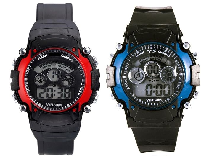 SS Sports digital Multicolor Dial Unisex & Kids Watch - 4537
