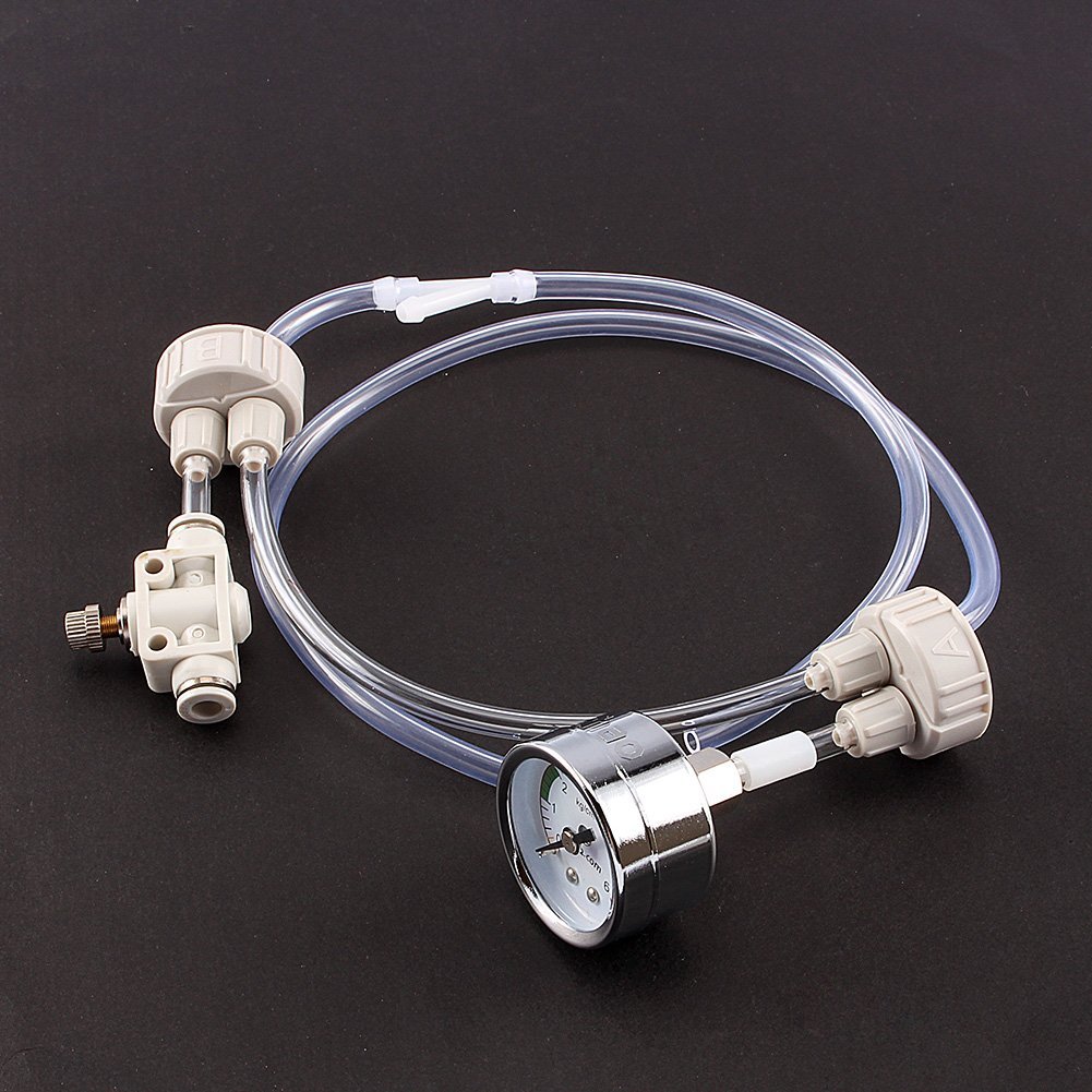 Sistema CO2 Fai-da-te Per Acquario Di Piante, Accessori Per Acquari Co2 Generatore Di Co2 Fai Da Te Con Tester Di Pressione E Valvola Di Controllo Del Flusso Daria Per Piante E Acquari