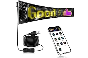 15”x4” Scrolling LED Sign: Programmable LED Digital Display
