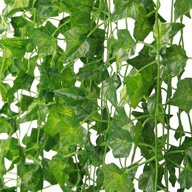 MARTHA&IVAN 14 Strands Artificial Ivy, Fake Ivy Garland Decorations,Fake Plants,Fake Vine,Vine Decoration for Wedding,Party, Garden, Home Decoration