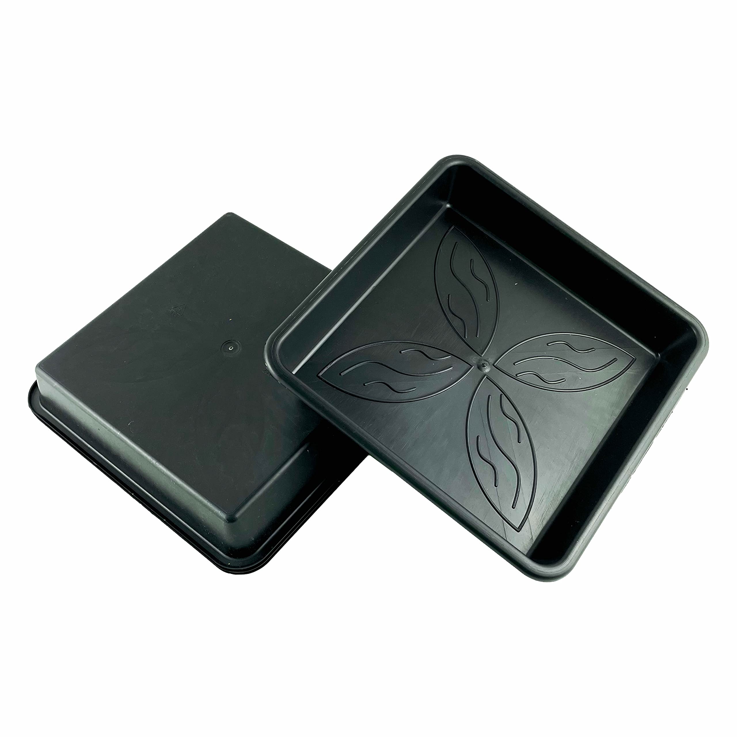 30 x Untersetzer 25,1 x 25,1 cm mit Blumenmuster Quadratisch Pflanzen Garten Muster