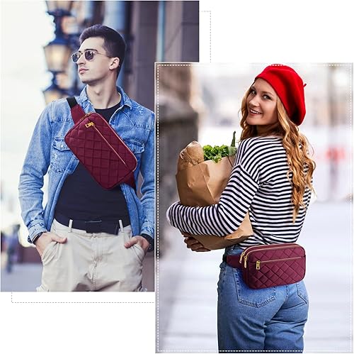 Miniatura 2 de CXWMZY Riñoneras de moda para mujeres y hombres, niñas, niños, adolescentes, riñonera, linda, riñonera, casual, con múltiples bolsillos, cinturones