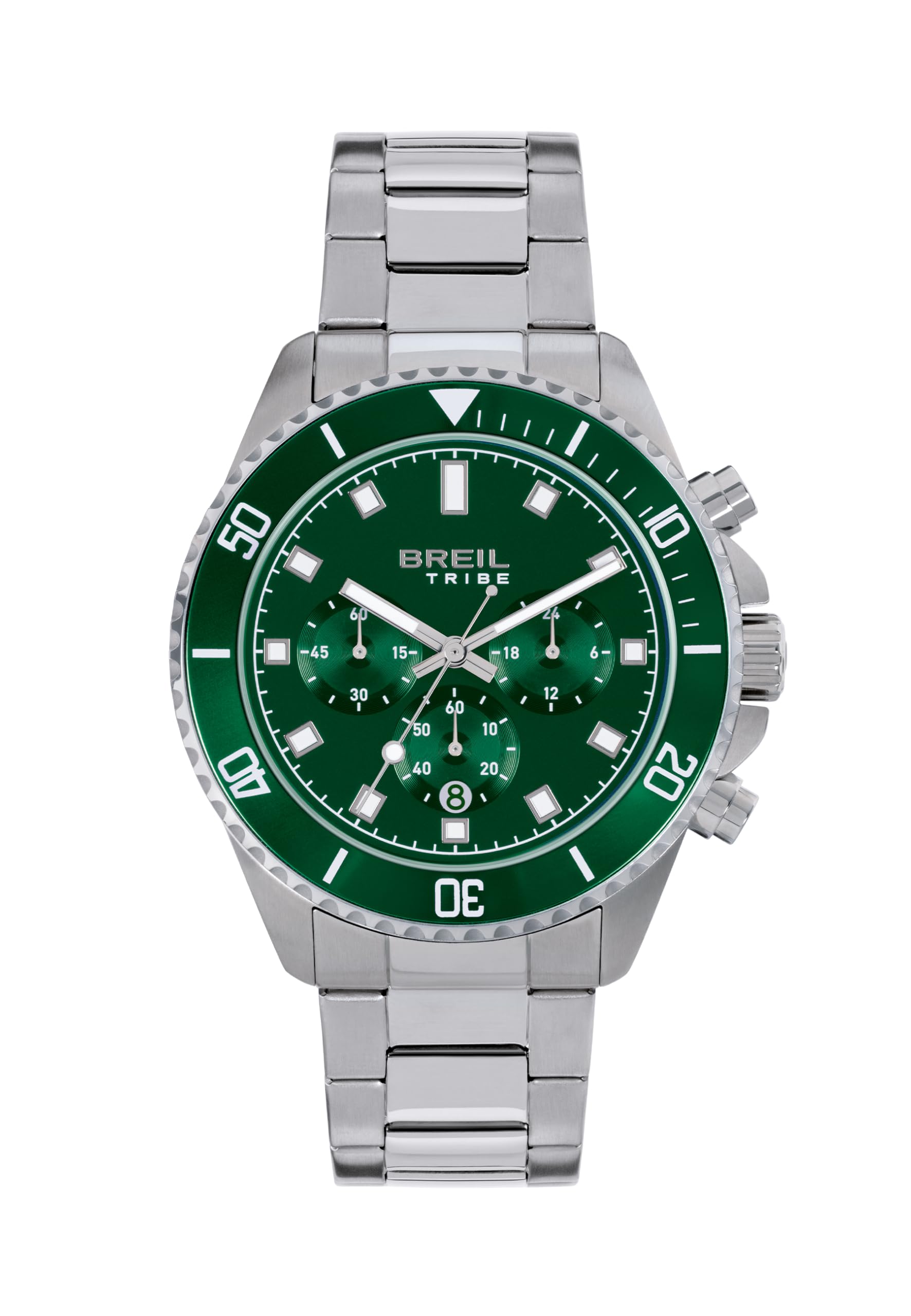 Breil Orologio Uomo, Bracciale in Acciaio, Cassa 44 cm | Collezione STAND GUARD, Movimento Quarzo Analogico, Resistente all'acqua 100 metri, Idee regalo Uomo
