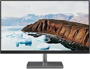 Lenovo L27m-30-2022 - Everyday Monitor - 27 Inch FHD - 75 Hz - AMD FreeSync - Low Blue Light Certified - Tilt Stand - Integrated Speakers - HMDI & VGA & USB-C,Grey