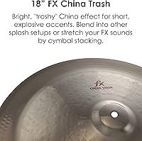 Vista 3 de Avedis Zildjian Company 18" FX Oriental China Basura