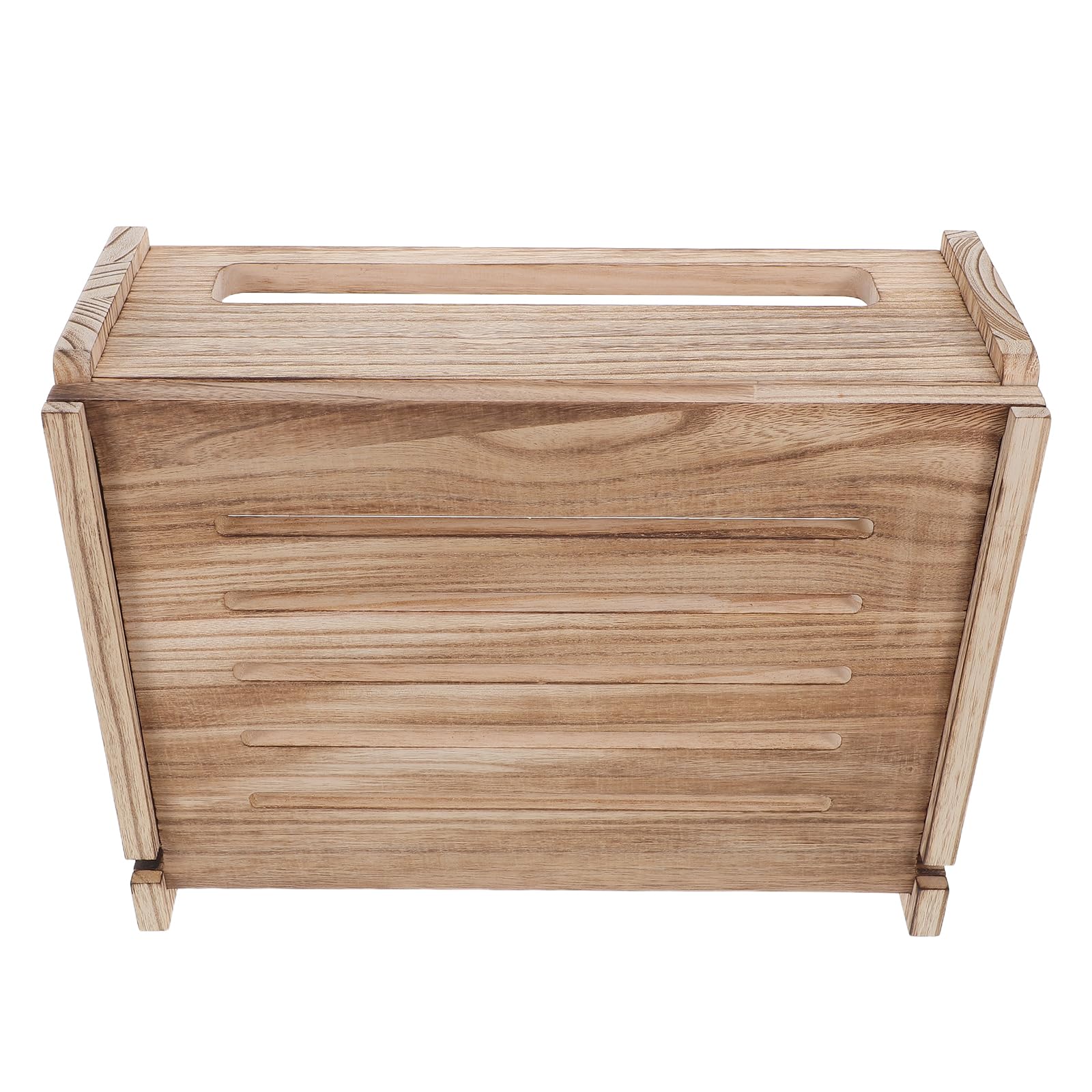 Boîte routeur WiFi bois boîte de rangement murale et multiprise bureau