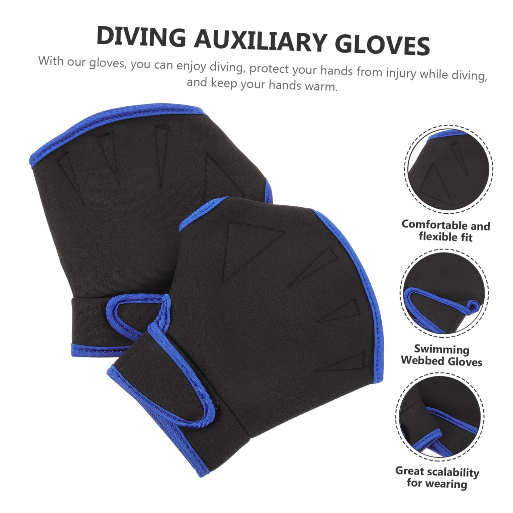 Parliky Duck Paw Webbed Swim Paddles Swimming Gloves for Hands Lap Swimming Accessories Unisex Diving Supplies