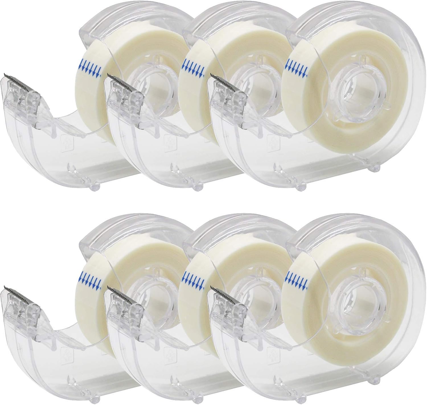 OWLKELA 6 Pack 3/4" x 28 yds Invisible Tapes and