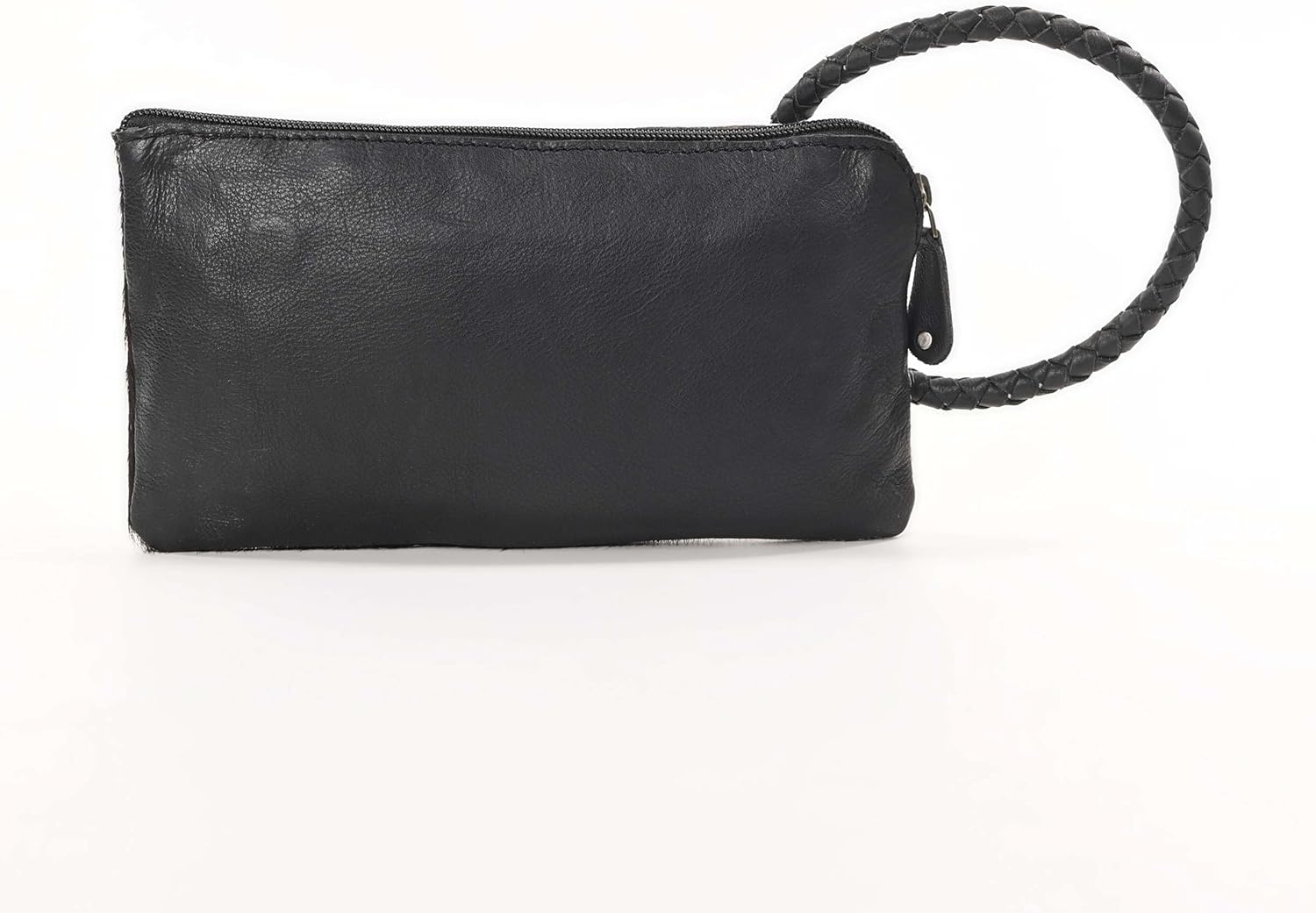 Merbaa Beauty Clutch - Elegant Handcrafted Cowhide Hairon and Leather Clutch with Comfortable Handles - Image 3