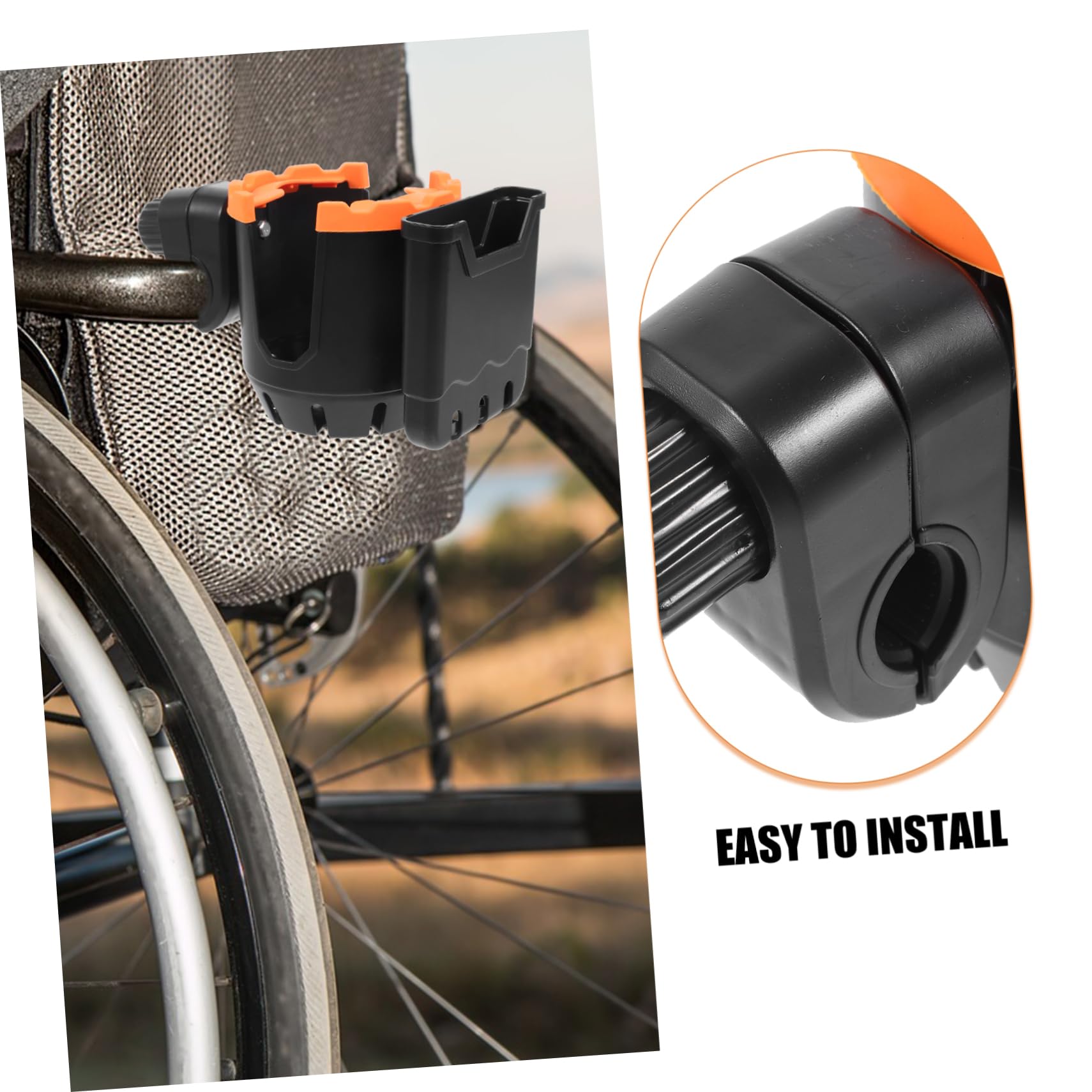 VALICLUD 5 Pièces Porte-Tasse en Marcheur Porte-gobelet déambulateur Titulaire Accessoires de déambulateur Porte-gobelet Porte-Bouteille déambulateur Abdos