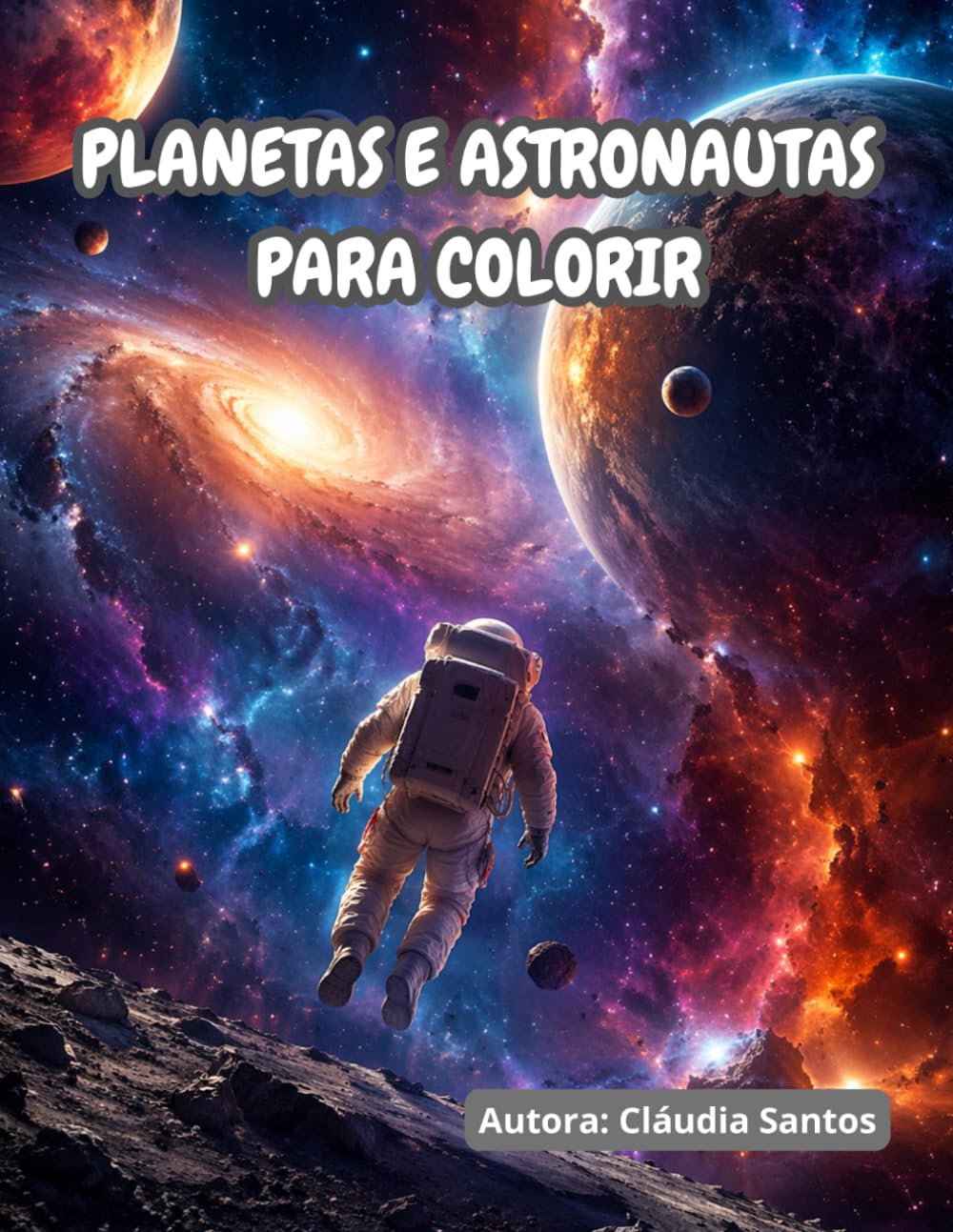 Viagem ao Espaço: Planetas e Astronautas para Pintar: Explore o espaço sideral e crie seu próprio universo com este livro cheio de estrelas, planetas e astronautas.