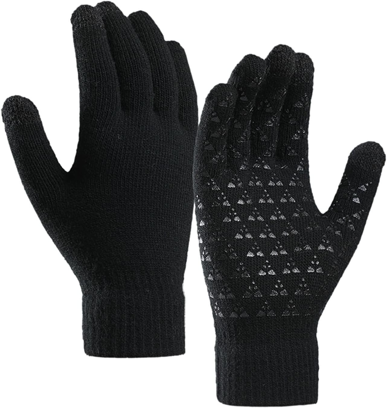Beokeuioe Men's and Women's Winter Gloves Touchscreen Gloves Warm Lined