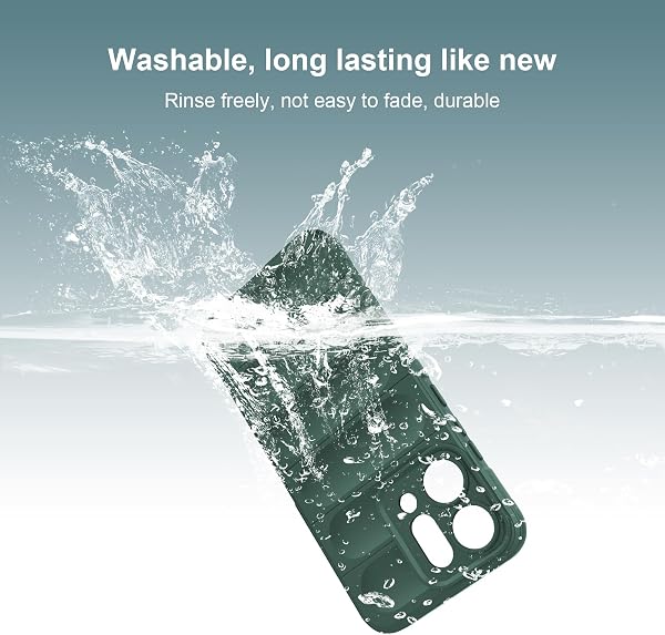 BonYonka Funda para OPPO Reno 14 5G, Case de Silicona Resistente a Golpes y Arañazos, Forro de Microfibra Suave, Funda Integral con Protección para La Cámara, Verde - 3